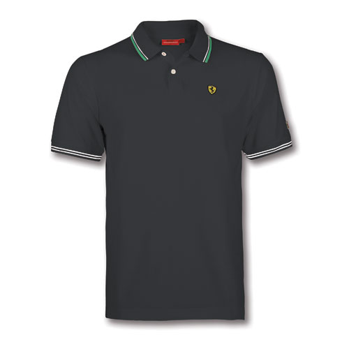 FP9214 Slim Fit Ferrari Polo Shirt - Front View