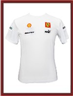 White Puma Ferrari F1 Team T-Shirt (FR8116)
