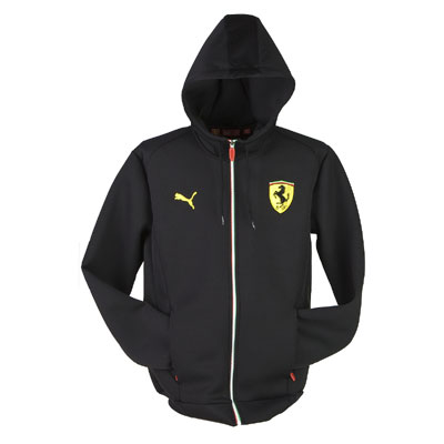 Puma Ferrari Hooded Track Jacket - Black (FR8412)