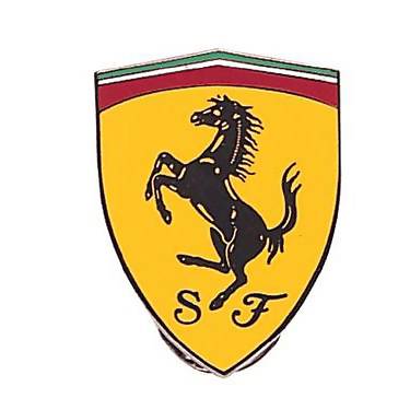 Large Scudetto Ferrari Pin Badge
