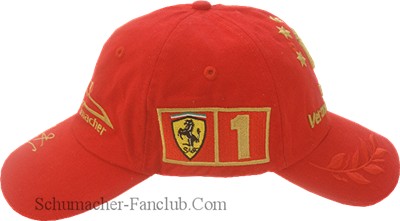 Michael Schumacher 2002 Double Cap - Side View