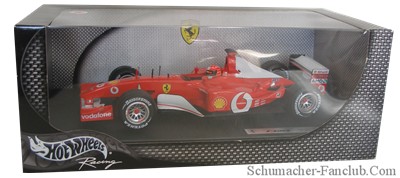 54626 Hot Wheels Michael Schumacher 2002 F1 Ferrari F2002 - Box View