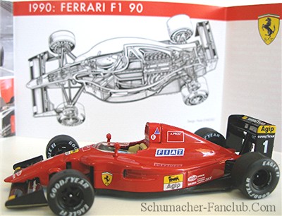 SF06/90 Alain Prost Ferrari 641/F190 - Booklet View
