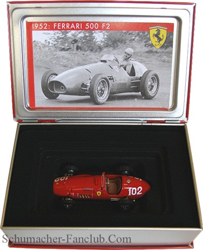 SF11/52 Alberto Ascari Ferrari 500 F2 - Open Book View