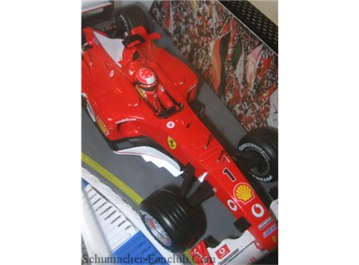 B7071 Hot Wheels Michael Schumacher 2003 F1 Melbourne Launch Edition - Top View