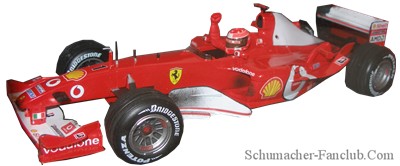 C5938 Hot Wheels Michael Schumacher 999 Grand Prix Points - Detailed View