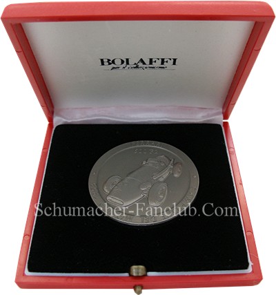 Ferrari 500 F2 Titanium Medal - Presentation View