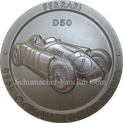 Ferrari D50 Titanium Medal - Front View
