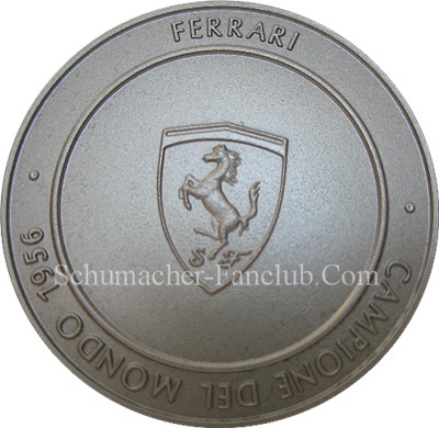 Ferrari D50 Titanium Medal - Back View