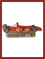 Ferrari F2003-GA F1 Lapel Pin