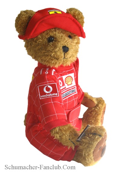 FR3960-L Ferrari Teddy Bear (Large) - Side View