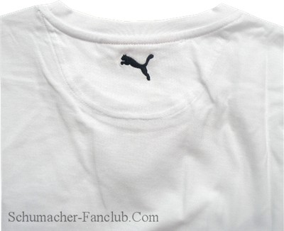 FR7126 Puma Ferrari White T-Shirt - Back View