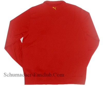 FR7420 Puma Ferrari Red Track Jacket - Back View