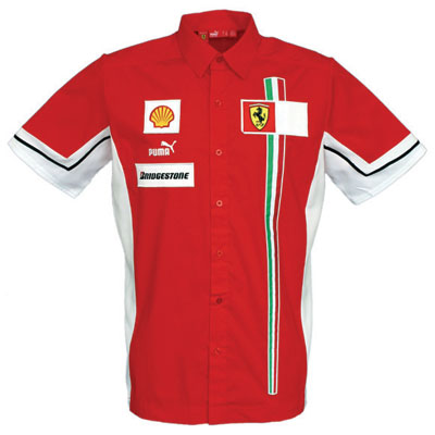 Puma Ferrari Crew Shirt - Red (FR7611)