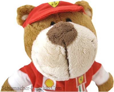 FR7984 Ferrari Teddy Bear (Small) - Face View