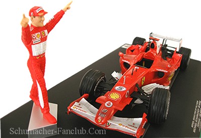 J2994 Hot Wheels Michael Schumacher Monza Retirement Announcement - Front View
