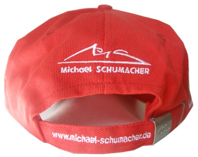 Michael Schumacher signed 2000 DVAG Cap - Back View
