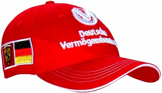 Michael Schumacher 2006 DVAG Cap - Side View German Flag