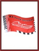 Michael Schumacher Racing Flag