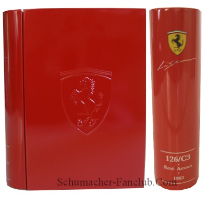 SF08/83 Rene Arnoux Ferrari 126C3 - Book Cover View