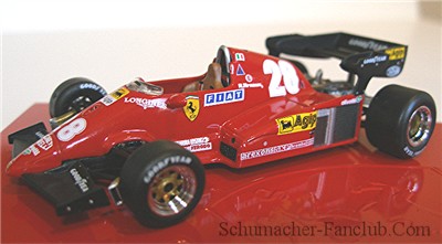 SF08/83 Rene Arnoux Ferrari 126C3 - Model View