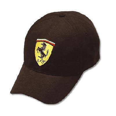 SFB0102 Ferrari Scudetto Classic Twill Cap - Front View