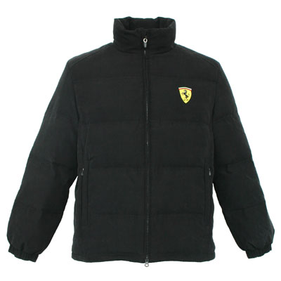 Ferrari Quilted Winter Jacket - Black (SFB7762)
