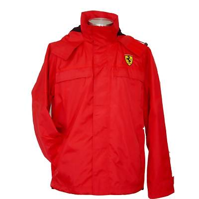 SFR7753 Ferrari Red  Nylon Jacket - Detailed View