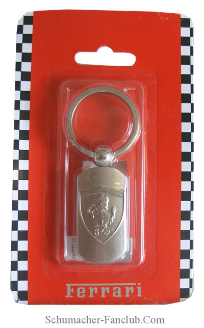 SFX8922 Ferrari Metal Embossed Logo Keychain - Package View
