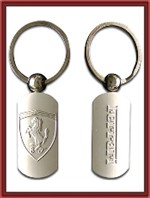 Ferrari Metal Embossed Logo Keychain (SFX8922)
