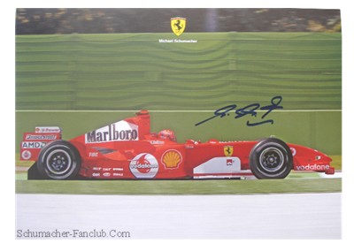 Signed F2005 Ferrari Factory Poster - Full View