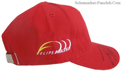 Signed Felipe Massa 2006 Official Ferrari Cap - Right View