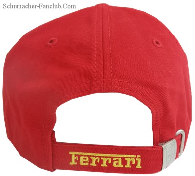 Signed Felipe Massa Ferrari Hat - Back View
