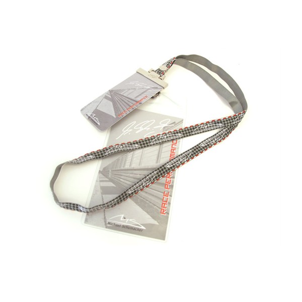 Michael Schumacher Lanyard Ticket Holder - Full View